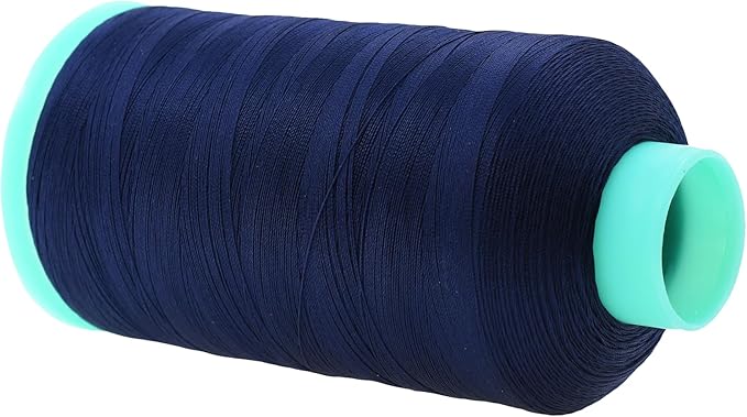 Mandala Crafts Bonded Nylon Thread Dark Blue Heavy Duty Sewing Threads - Image 2