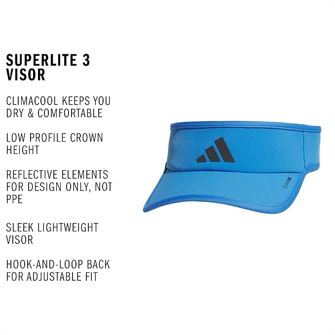 adidas Men's Men's Superlite 3 Visor
