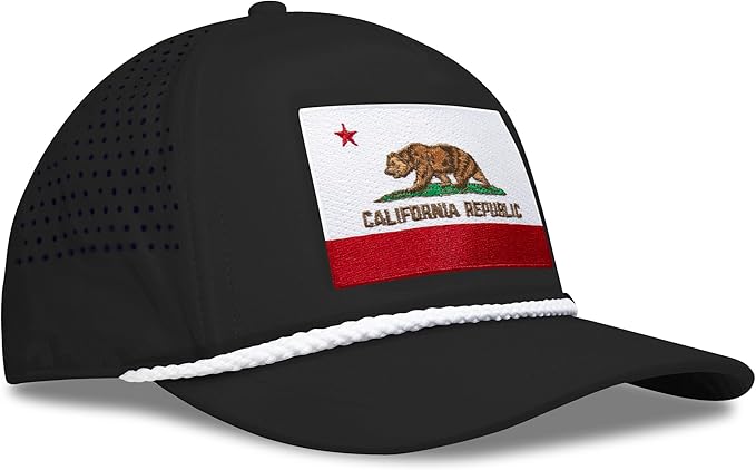 Performance Golf Hat – Adjustable Snapback Trucker Baseball Cap for Men & Women - Jetset Series