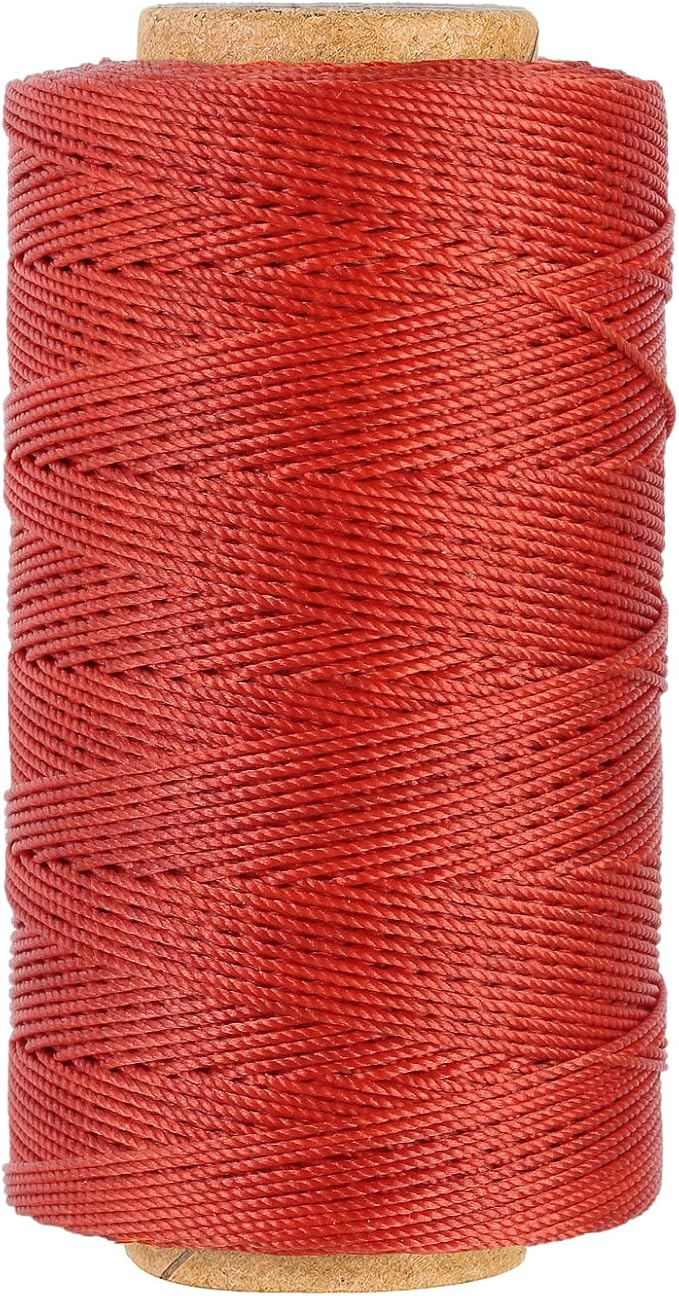 Bonded 0.8mm Round Waxed Polyester Cord, 3-ply Wax Coated Thread, 197 Yards by Wearecommittedtohelpingpeoplecreatebeautifuluniqueandpersonalizedhandcraftedcreations