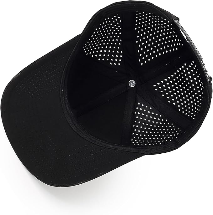 Embroidered Bigfoot Quick Dry Hats for Men and Women with Laser-Cut Mesh & Curved Brim