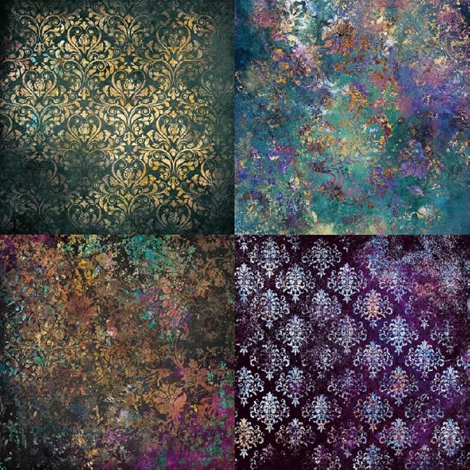 Aesthetic Scrapbook Paper Pad Vintage Patterned Paper 6×6, 24 Sheets - Image 5
