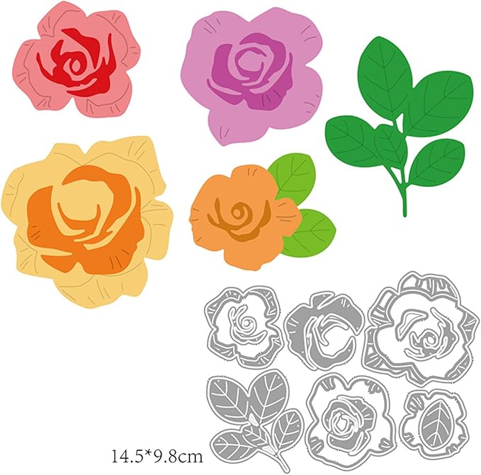 Cutting Dies Metal Stencils Scrapbooking Tools Flowers Lace Frame DIY Embossing - Image 2