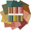 Scrapbook Paper 12x12 Brown, 24 Sheets/24 Designs Double-Sided Bohemian by Unknown