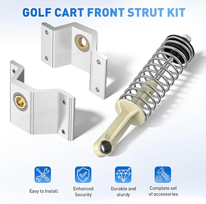 Club Car DS Accelerator Pedal Repair Bag Fits Club Car DS Carryall 1996-UP Golf Cart,Included Brake Block Mounting Set & DS Accelerator Pedal,OEM# 1017696 1011402 101187702 1011694