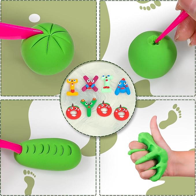 Air Dry Clay for Kids, 92 Colors Magic Modeling Clay, Children's DIY Model Kit - Image 9
