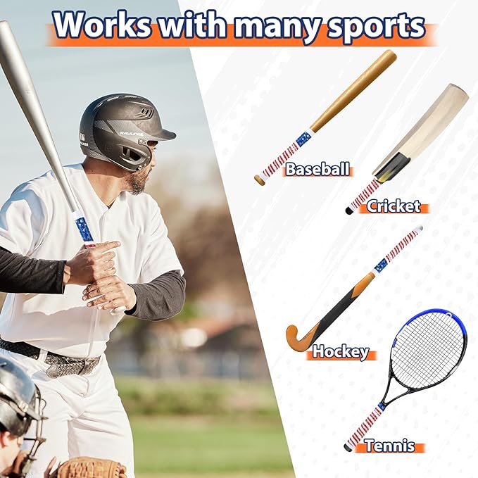 Baseball Bat Grip Tapes 1.5mm Precut and Full Adhesive Softball Grip Tape,Non-Slip Baseball Bat Wrap Tape Religious Cricket Batting Tape Replacement