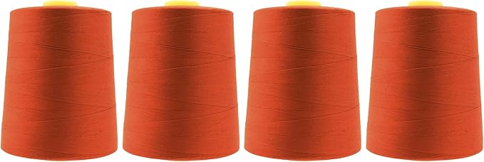 Mandala Crafts 4 Pack of Serger Threads Cones Spools by MandalaCrafts