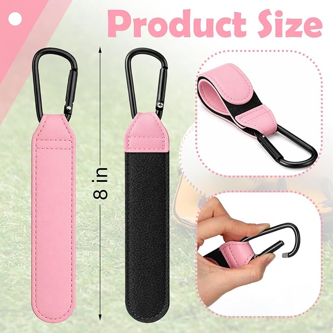 Therwen Adjustable Baseball Glove Clip for Hanging Bags Training Sports Gear Glove Holder Protection Accessory Strap Bag Attachment with Hanging Loops Travel Accessories for Drying