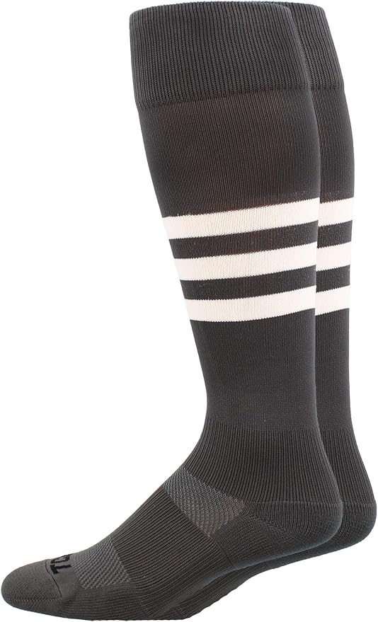 MadSportsStuff Softball Socks Baseball Socks | White & Team Colors | USA Made | Sizes for Girls, Youth Boys, Men & Women
