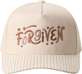 MIRMARU Two-Tone Vintage Canvas Trucker Hats for Men & Women, Adjustable Size Baseball Caps with Trendy Embroidered Design