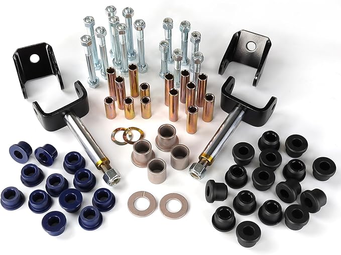 Club Car DS Deluxe Golf Cart Front and Rear End Repair Bushing Kits, Club Car Front End Rebuild Kit for Club Car DS 1993-Up