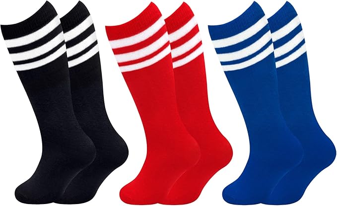 Olreco Toddler Soccer Socks Kids Baseball Socks Youth Softball Sock for Girls Boys Football Sock Boys Athletic Accessories