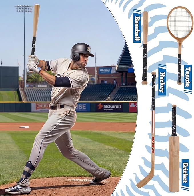 Sotiff 6 Pcs 43 Inch Cross Baseball Bat Grip Tapes 1.5 mm Precut and Full Adhesive Bat Tape for Softball Non Slip Religious Baseball Grip Tapes for Sports