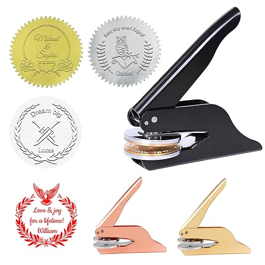 Personalized Book Embosser, Custom Embossing Machine by Unknown