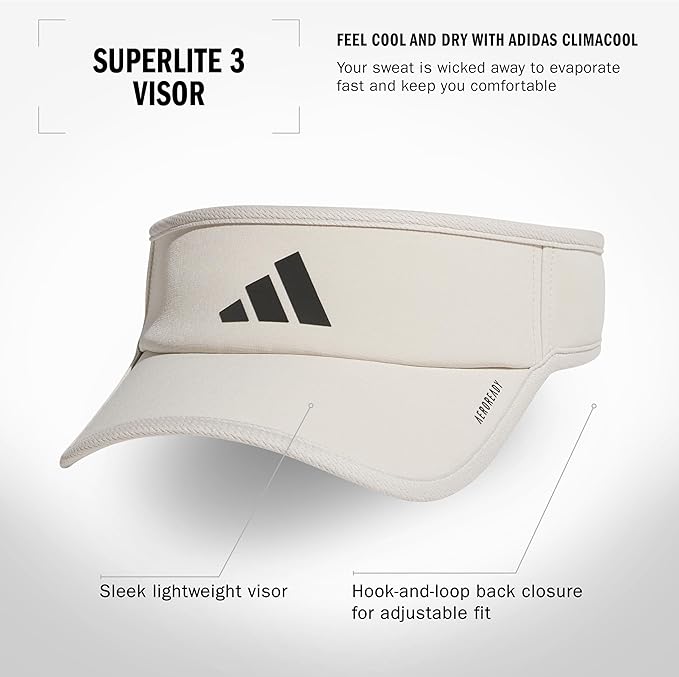 adidas Men's Men's Superlite 3 Visor
