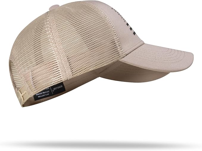 American Flag Trucker Hat - Snapback Hat, Baseball Cap for Men Women - Breathable Mesh Side, Adjustable Fit - for Casual Wear
