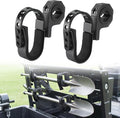 UTV Hunting Tool Holder,Roll Bar Tool Gun Rack Fits for 1", 1.5",1.75", and 2" Roll Bar UTV Rack, Gun Mount Compatible with Polaris RZR Ranger Can-Am Kawasaki Snowmobile Golf Cart