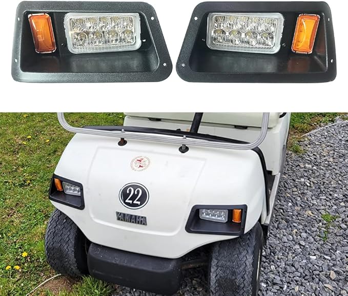 Golf Cart LED Headlight compatible with Yamaha G14, G16, G19, G22 Golf Cart LED light