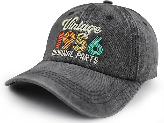 90th 80th 70th 60th 50th 40th 30th Birthday Gifts for Women Men, Vintage 1936 1946 1956 1966 1976 1986 1996 Hat