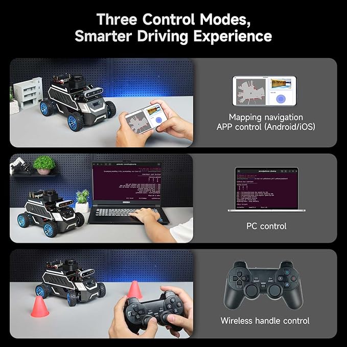 Yahboom Raspberry Pi 5 8GB for AI Robot Car, Supports RVIZ Simulation ROS2 - Image 5