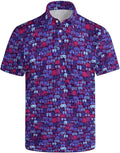 Mens Golf Shirts Golf Polo Shirts for Men Short Sleeve Polo Shirts Golf Gifts