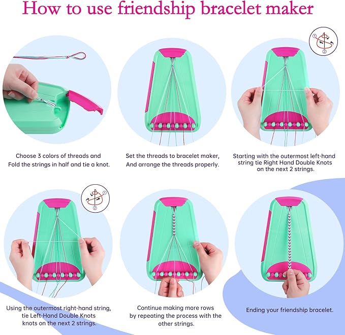 Rdfmy Friendship Bracelet Making Kit - Image 3
