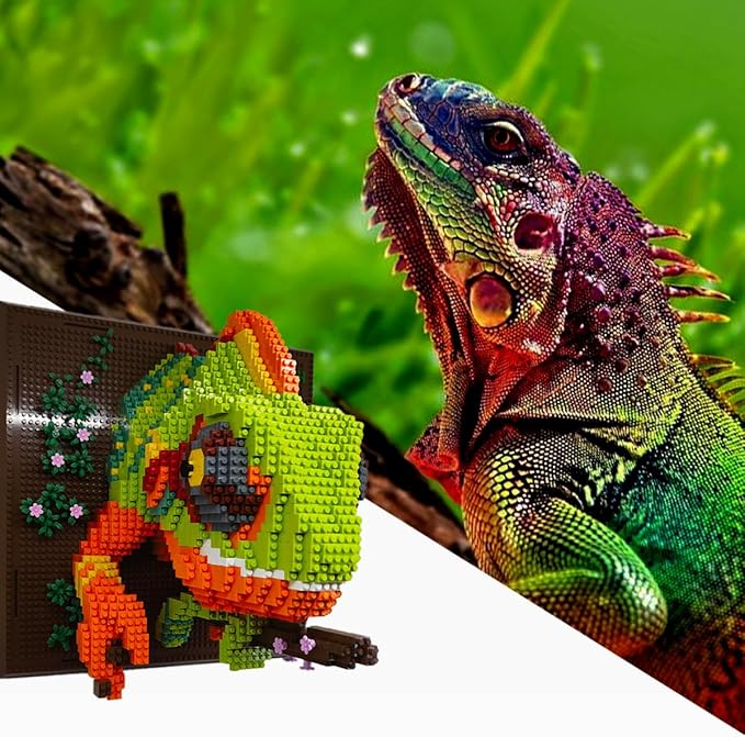 BDYDT Wall Art Chameleon Building Blocks Set; A Wall Decor Set - Image 4