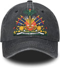 Embroidered Baseball Cap for Women Men Vintage Adjustable Washed Distressed Denim Baseball Hat