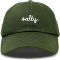 DALIX Salty Embroidered Cotton Beach Baseball Cap Adjustable Dad Hat Womens