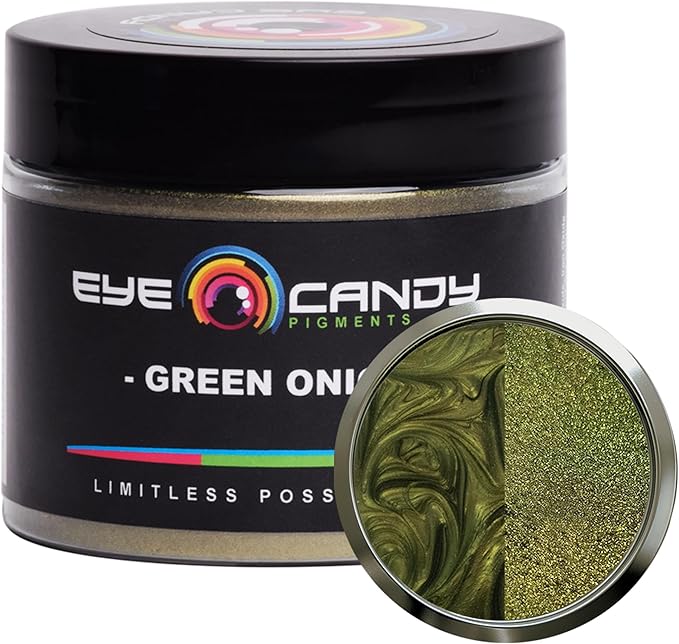Eye Candy Pigments Premium Green Mica Powder by EyeCandyPigments
