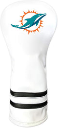 Team Golf NFL Pittsburgh Steelers White Vintage Fairway Head Cover White Vintage Fairway Golf Club Headcover, Form Fitting Design, Retro Design