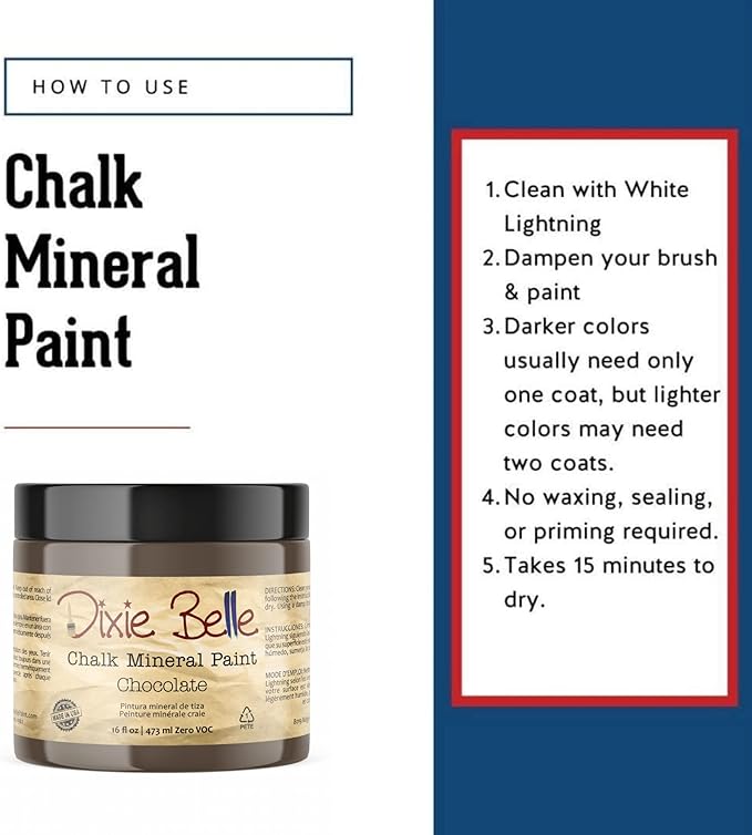 Dixie Belle Paint Company Chalk Finish Furniture Paint - Image 3