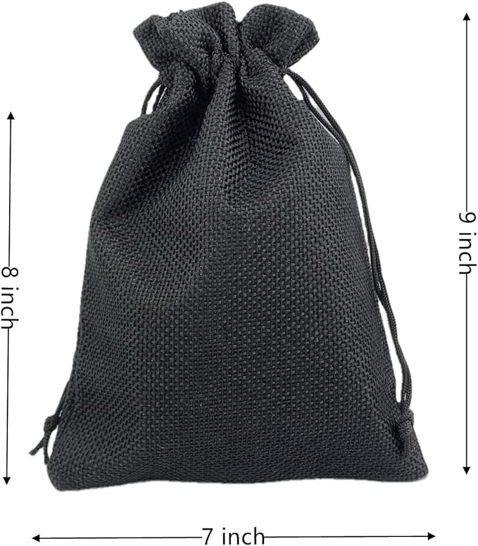 Palmhomee Pack of 25 Burlap Gift Bags - Image 3