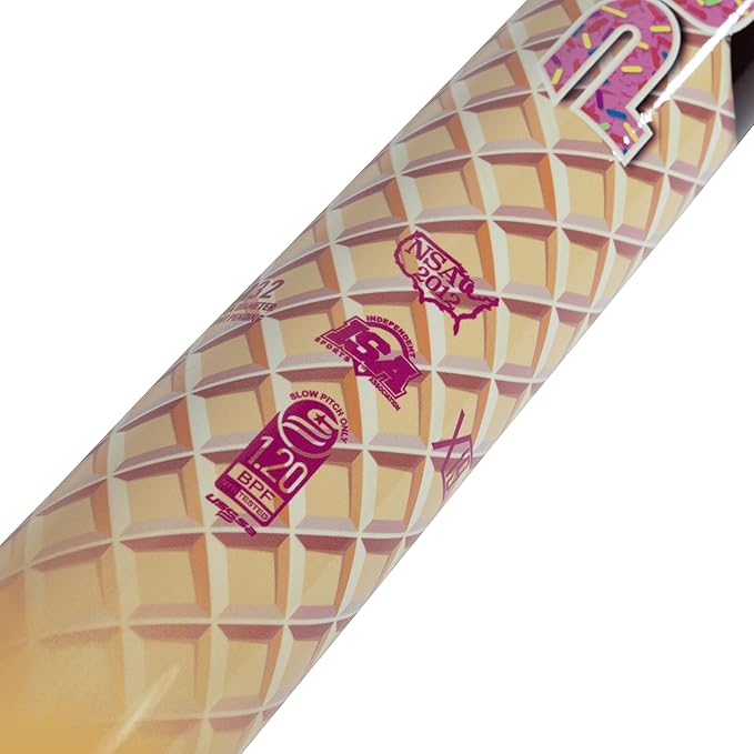 BoombahPure Ice Cream Neapolitan 13" Barrel Balanced Control Load Slowpitch Softball Bat