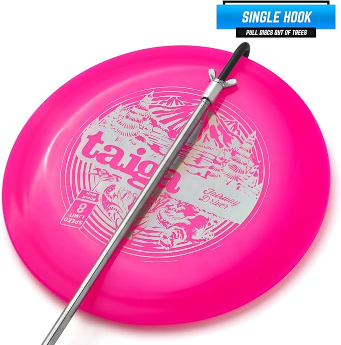 Disc Golf Retriever Pole Telescoping Disc Golf Accessories Grabber 16 inches to 16ft