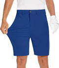 JWM Mens 7"/9" Stretch Golf Shorts - Lightweight Hybrid Casual Dress Work Flat Front Shorts with 5 Pockets Quick Dry UPF50