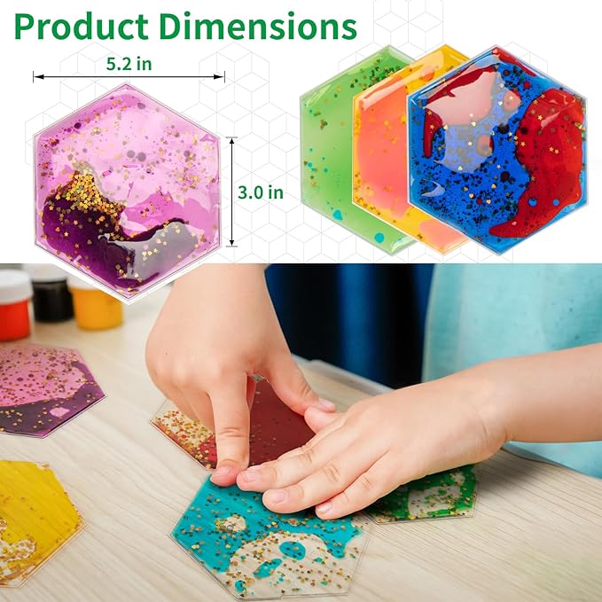 LONGKING 4-Pack Hexagon Liquid Tiles - Image 5