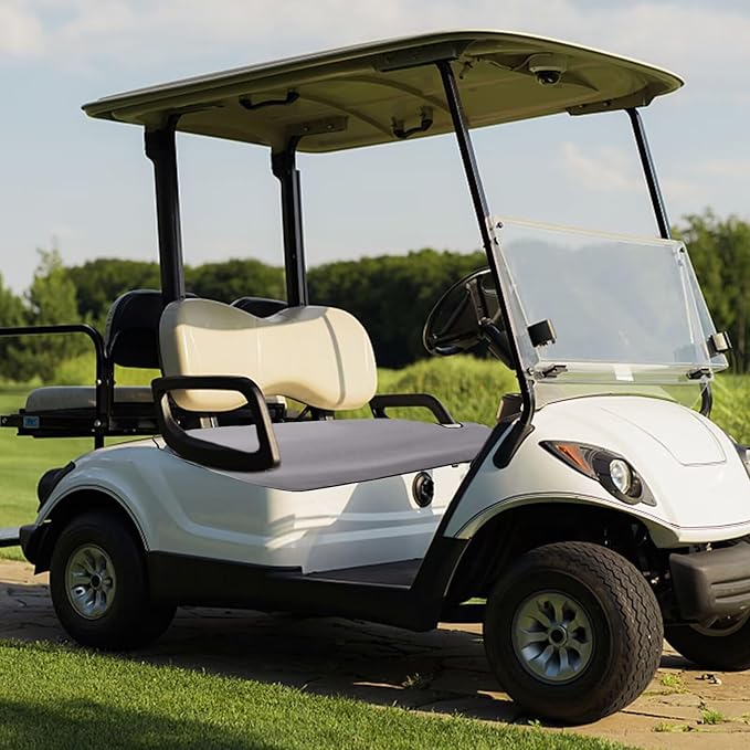 Golf Cart Seat Covers,EZGO Seat Cover,Heavy Duty Golf Cart Seat Blanket,Waterproof Travel Sports Cart Seat Cushion Covers for 2 Person Seats Club Car,Winter Golf Cart Accessories,Golf Cart Seat Cover