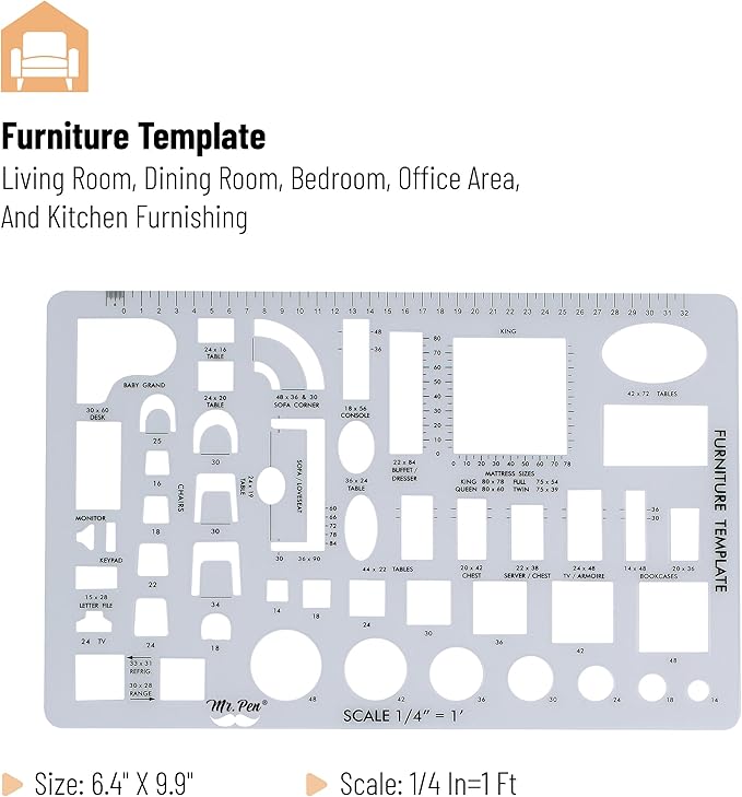 Mr. Pen- House Plan, Interior Design and Furniture Templates, Drafting Tools - Image 5