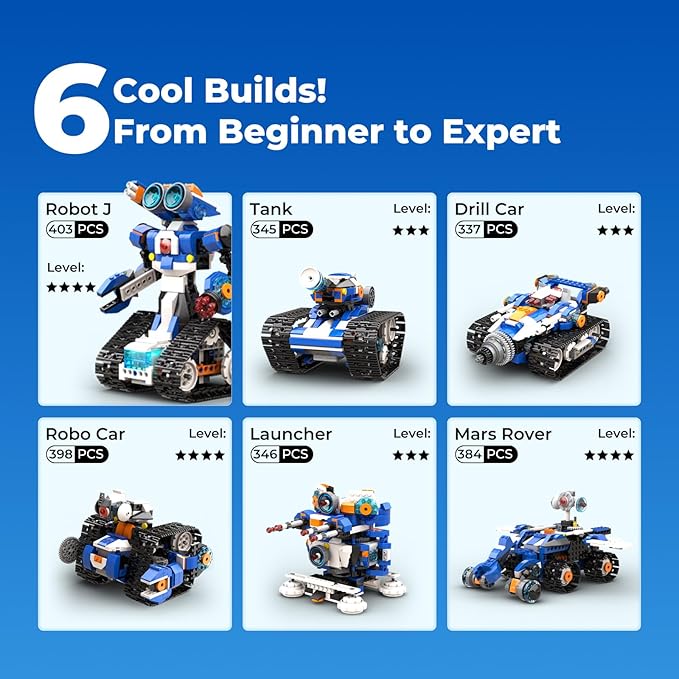 STEM Robot Toy 6-in-1 Robot Building Kit - Image 6