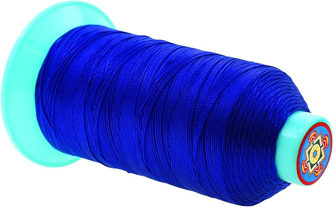 Mandala Crafts Bonded Nylon Thread Royal Blue Heavy Duty Sewing Threads - Image 2