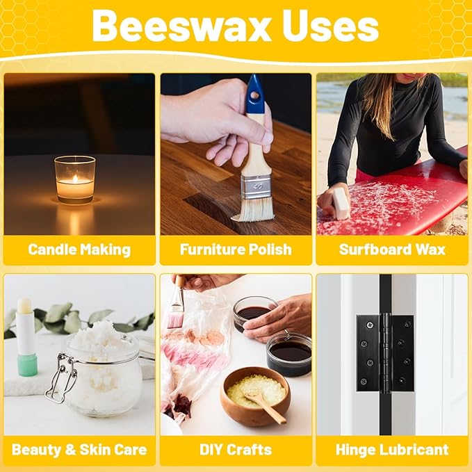 Silicone Beeswax Mold with Makes 2 x 1 lb Blocks, Reusable Silicone Molds with - Image 5