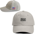 American Flag Patriotic Baseball Cap | Embroidered USA Flag 100% Cotton Adjustable Hat for Men & Women