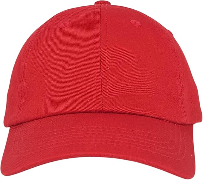 Classic Dad Hat Cotton, Low-Profile Plain Baseball Cap, Adjustable, Breathable and Packable