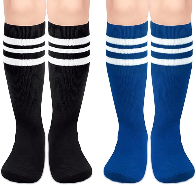 qikqik Toddler Soccer Socks Kids Soccer Socks Boys Baseball Sock Youth Football Sock Girls Softball Accessories Team Sports