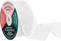 Mandala Crafts White Burlap Wired Ribbon 1.5 Inches Wide Jute Ribbons by MandalaCrafts