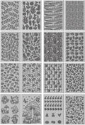 CHGCRAFT 16 Sheets Banana and Apple Clay Texture Mat Mushroom Pattern Polymer by chgcraft