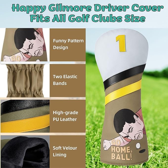Funny Golf Putter Headcover, Perfect Golf Gift for Men and Women, Golf Accessories for Golfers