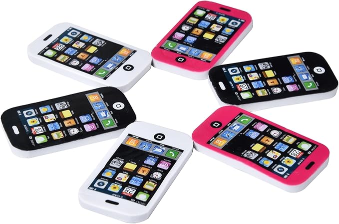 HILAZA 20 Mini Cool Phone Erasers by HILAZA